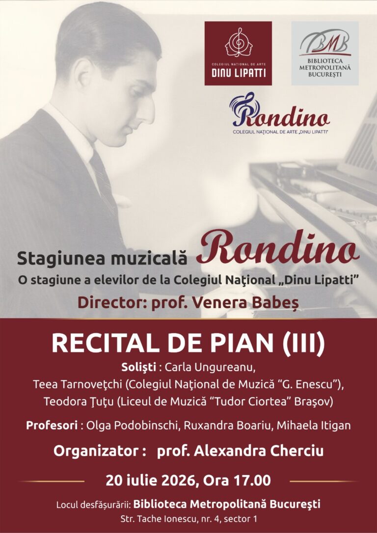 Rondino 20 iulie 2026